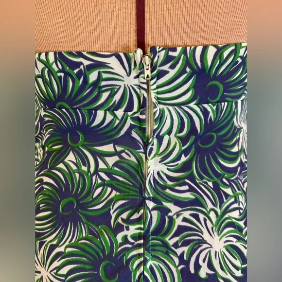 Vintage 1970s Halter Maxi Dress Blue Green White Size XS - Picture 6 of 12